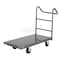 Global Industrial Platform Truck w/Steel Deck, 6 Rubber Casters with Ergo Handle, 36 x 24, 2000 Lb. Capacity 952121E - alternate 1